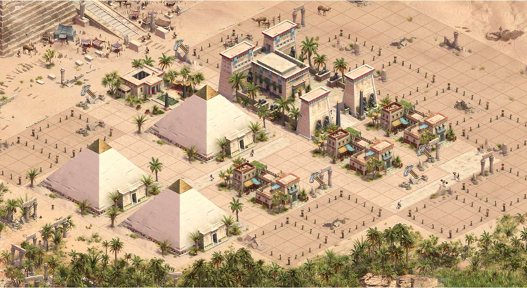 Asentamiento Antiguo Egipto Ciudad 1
