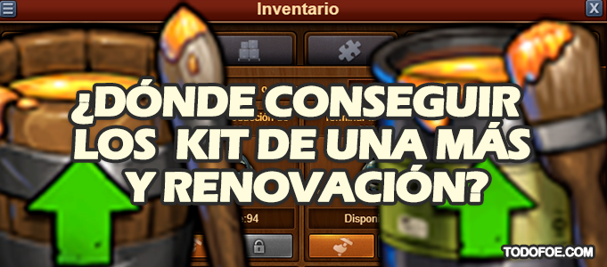 Dónde conseguir los Kit de Una más y Renovación