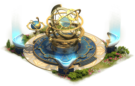Planetario Dorado Celestial