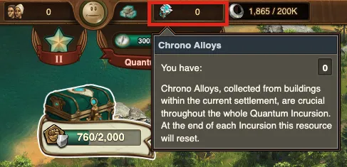 saldo de Crono Aleación