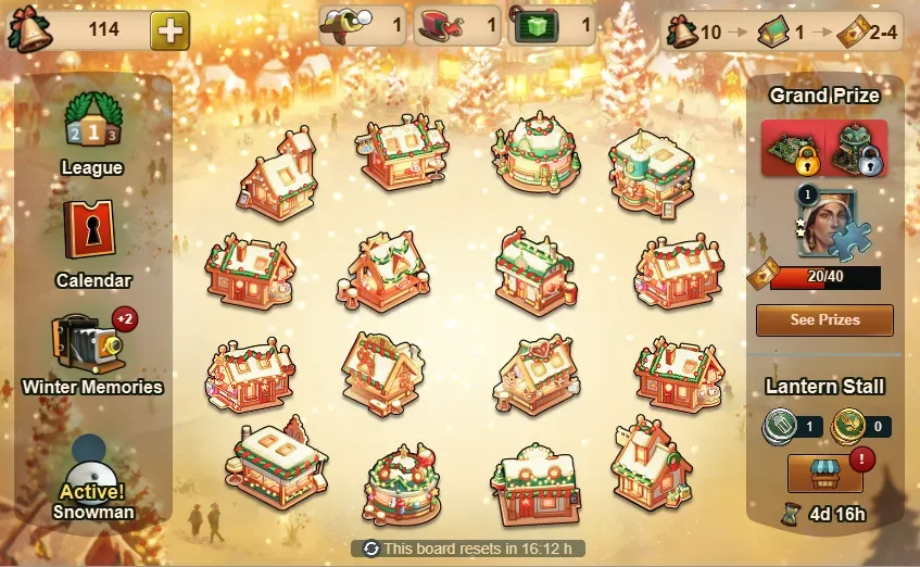 Evento Invierno 2025 Beta Super Tablero Evento Invierno 2025 Beta Super Tablero