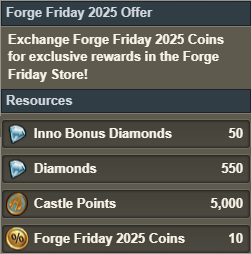 Forge Friday 2025 Oferta 02 Recompensas Forge Friday 2025 Oferta 02 Recompensas