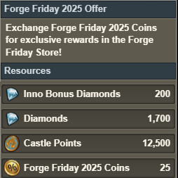 Forge Friday 2025 Oferta 04 Recompensas Forge Friday 2025 Oferta 04 Recompensas