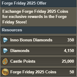 Forge Friday 2025 Oferta 05 Recompensas Forge Friday 2025 Oferta 05 Recompensas