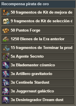 Recompensas 19 días