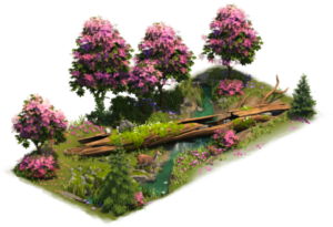 Travesía serena de animales