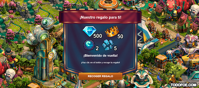 Buen regalo en la Newsletter de Forge of Empires Buen regalo en la Newsletter de Forge of Empires