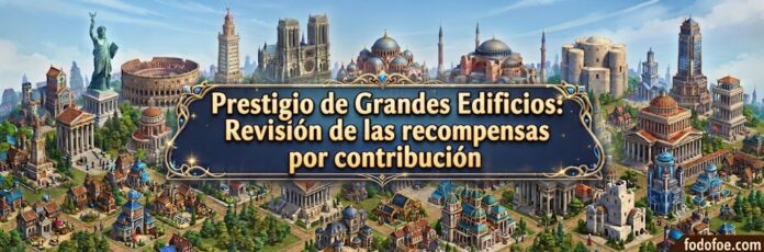 Prestigio de Grandes Edificios Revisión de las recompensas por contribución